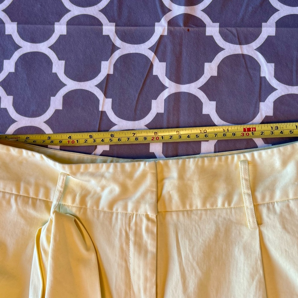 Antonio Melani Light Yellow Pants with Bow Size 10 NWOT - Picture 7 of 8